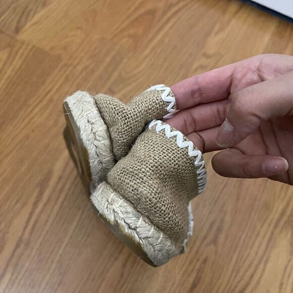 Antik Batik for Johnny Was Tori Tan Espadrilles Beaded Size 41 US 11 - Picture 6 of 7